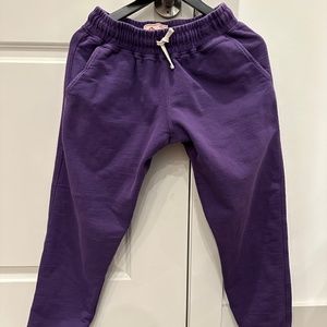 Bather Organic Coronet Sweatpants in Purple